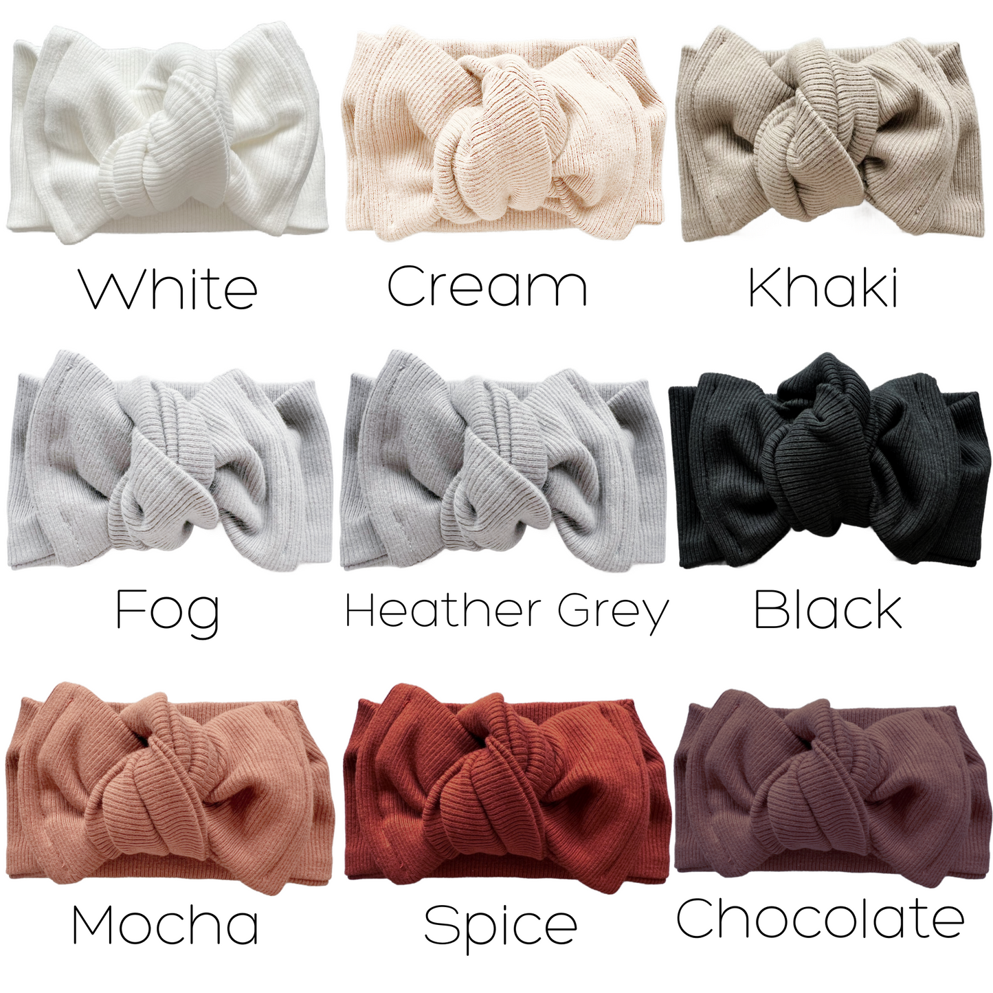The Organic Cotton Rib Bow