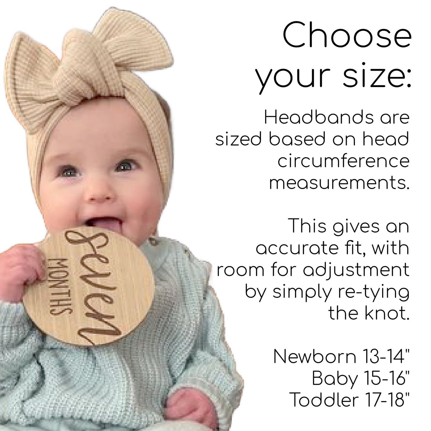 Baby Bow Headwrap - Autumn Collection - Organic Cotton Baby Headband