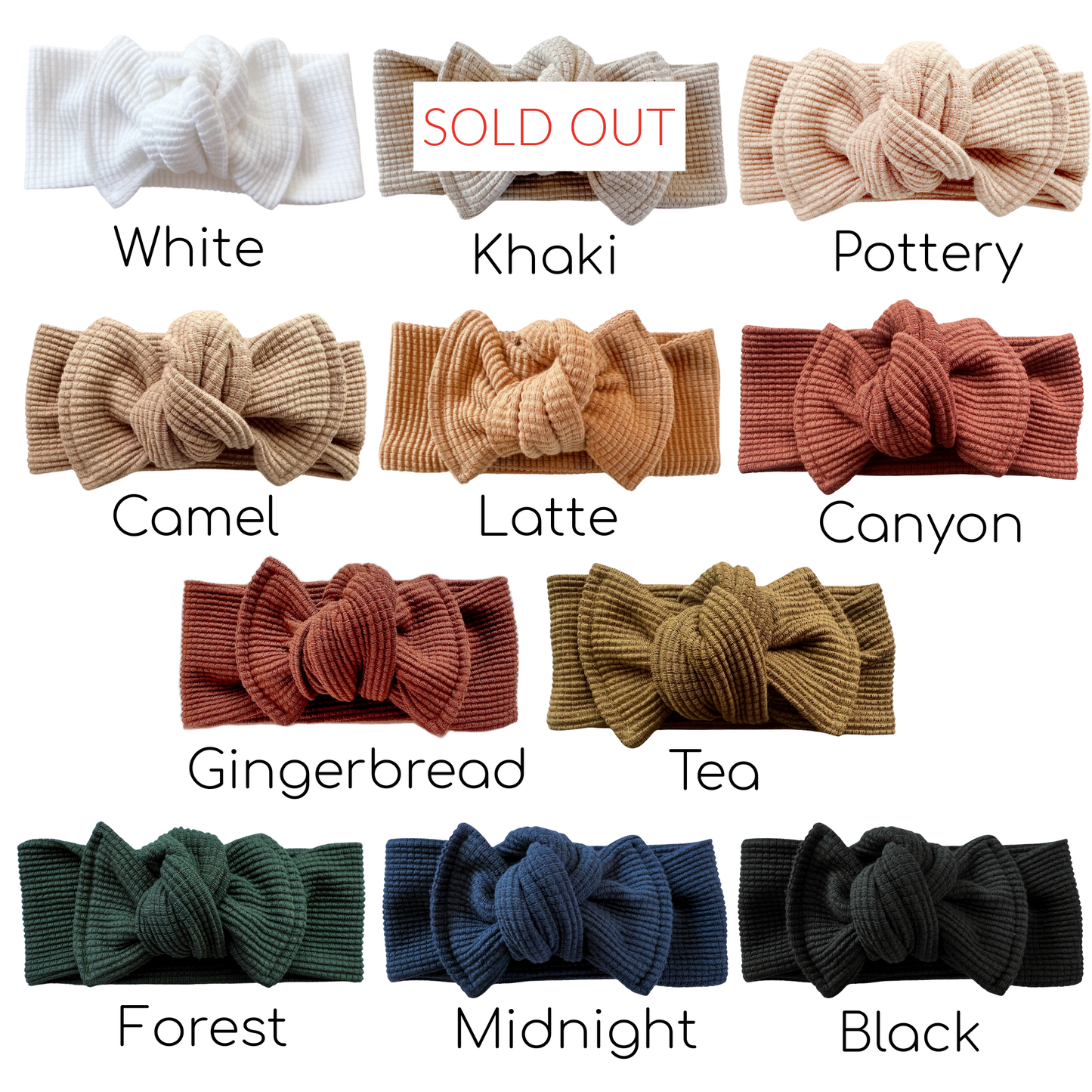 The Original Waffle Bow Headband