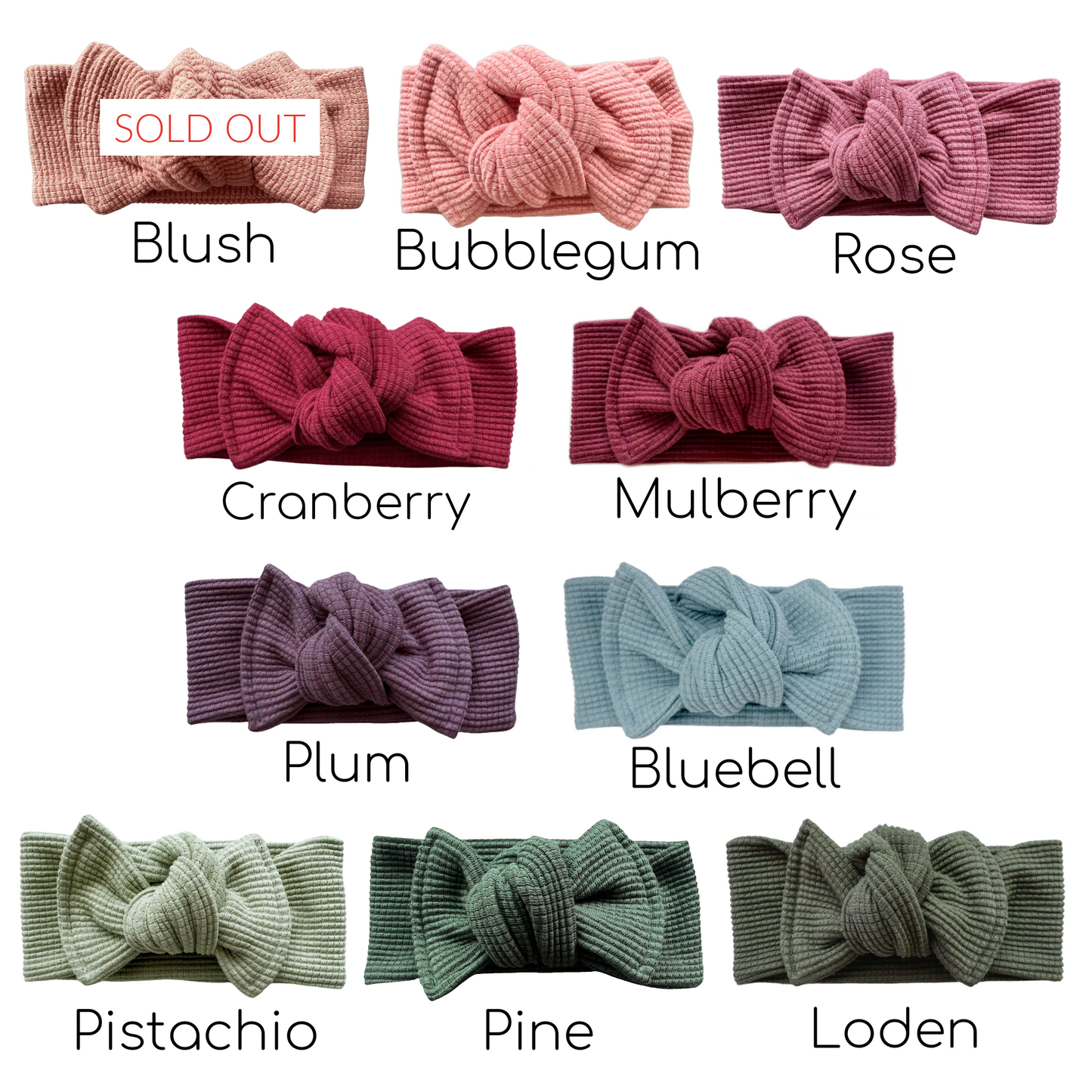 The Original Waffle Bow Headband