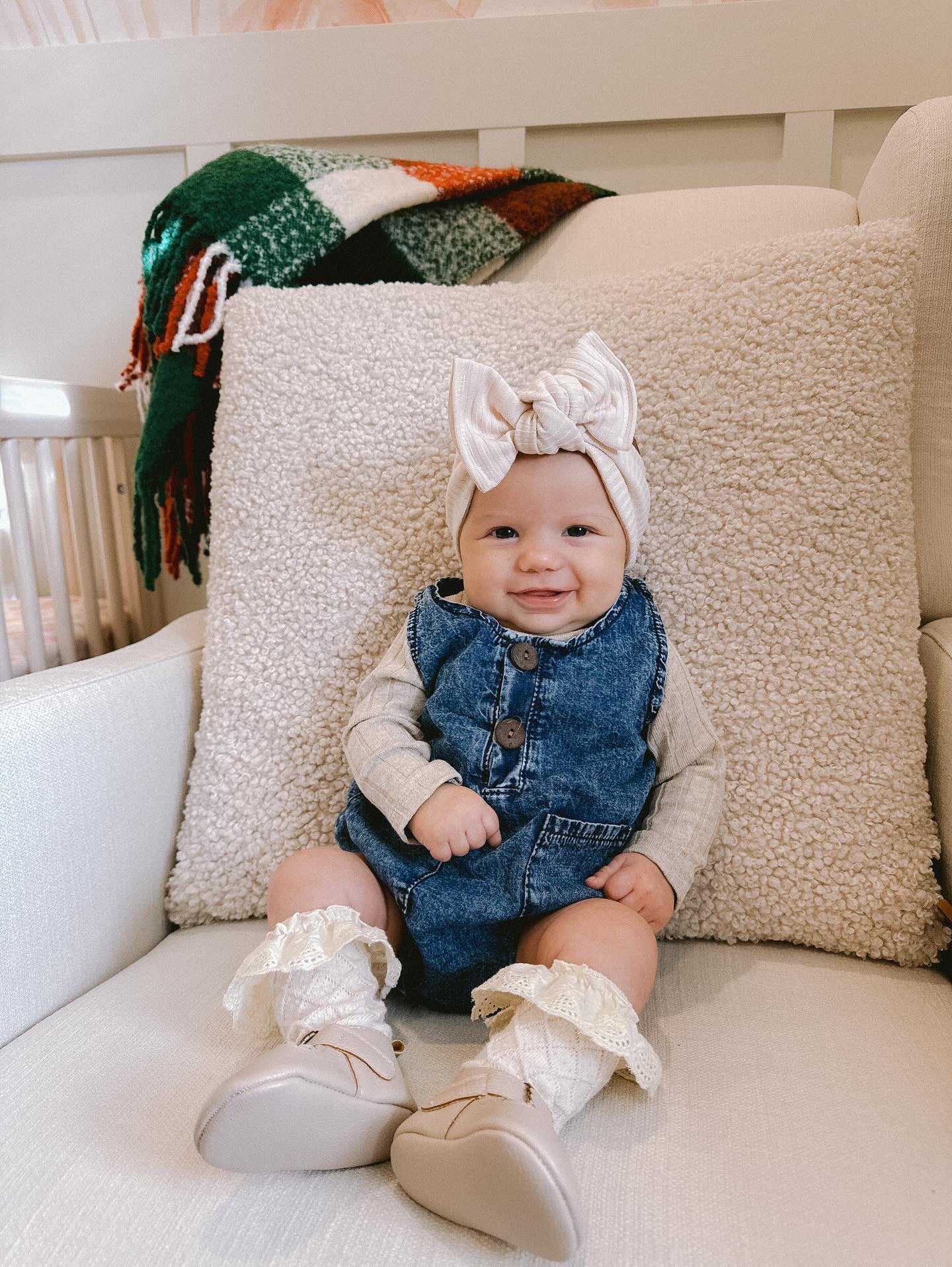 The Organic Cotton Rib Bow