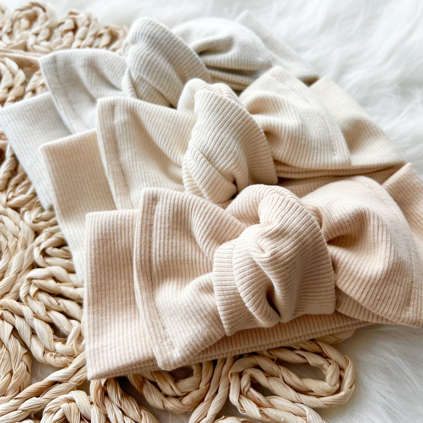 The Organic Cotton Rib Bow
