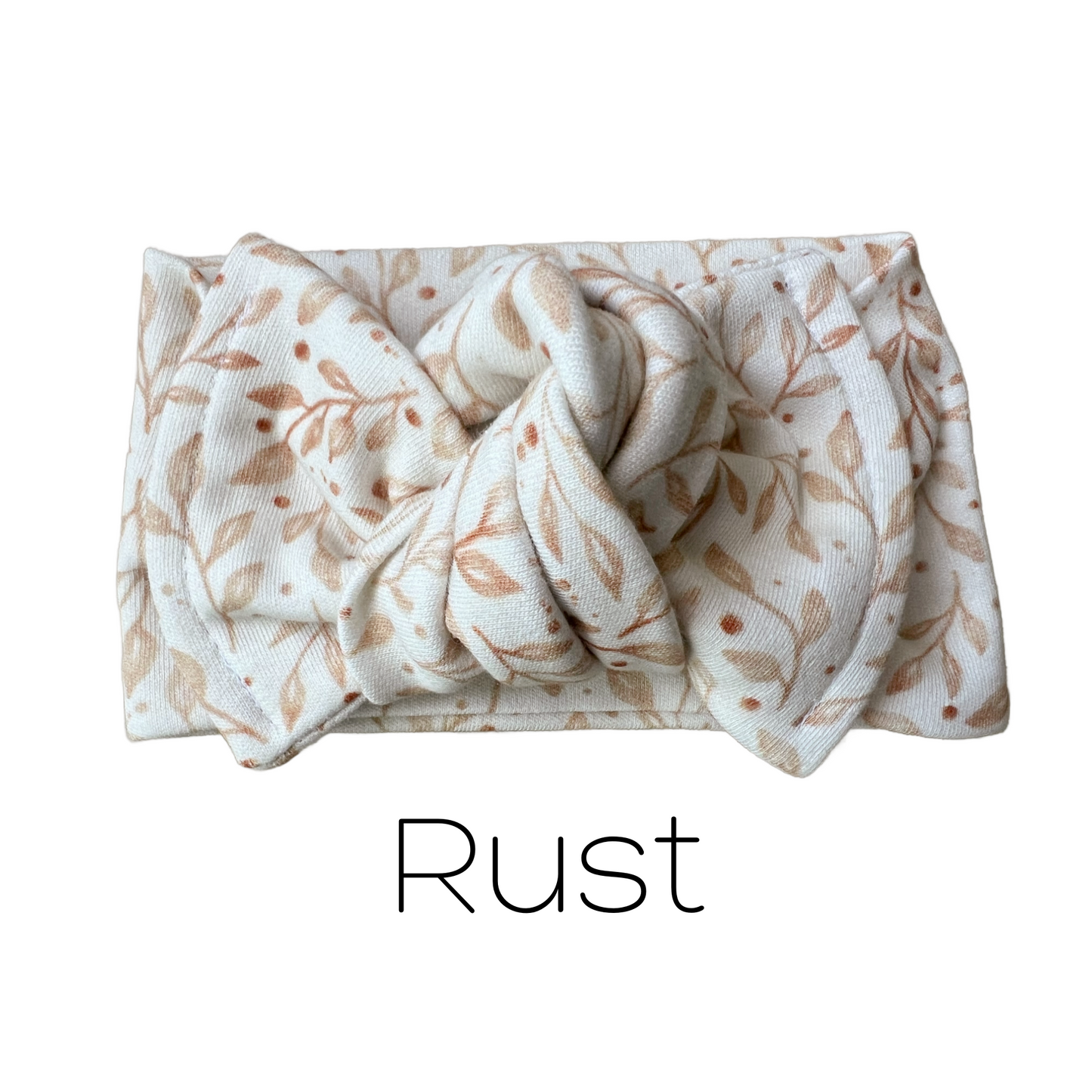 Baby Bow Headwrap - Autumn Collection - Organic Cotton Baby Headband